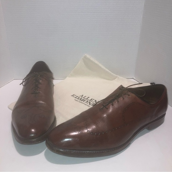 Allen Edmonds Fairfax Men’s Size 15 Brown Patina Leather Oxford Dress Shoes USA main image 9